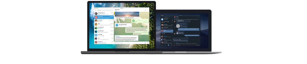 Telegram Windows, macOS, Android ve iOS cihazlarda çalışırken