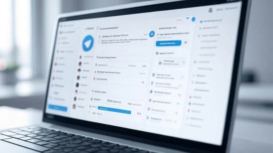Telegram Web tarayıcı arayüzü ekran görüntüsü